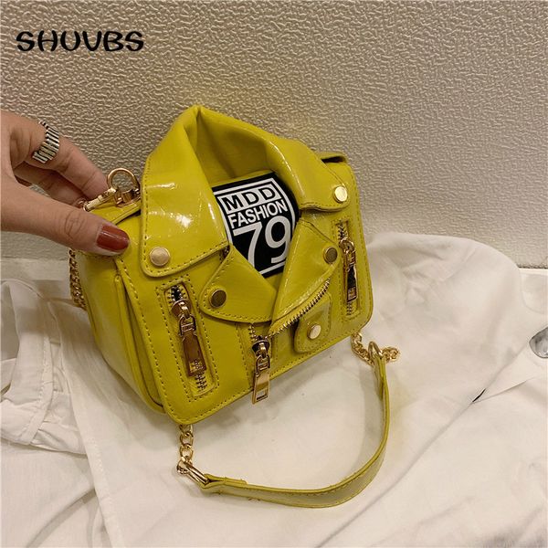 classic trend street shooting women's bag latest tide chain women's patent leather slung mini ladies clothes bag
classic trend street shooting women's bag latest tide chain women's patent leather slung mini ladies clothes bag