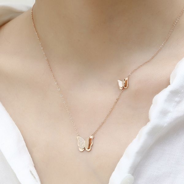 european and american fashion sweet personality delicate butterfly pendant stainless steel necklace fy19072906, Golden;silver
european and american fashion sweet personality delicate butterfly pendant stainless steel necklace fy19072906, Golden;silver