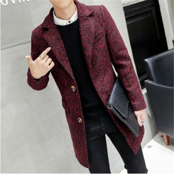 fashion lapel collar slim fit solid color coat men winter thicken woollen coat men wool & blends 3-colors size m-3xl ndy2, Black
fashion lapel collar slim fit solid color coat men winter thicken woollen coat men wool & blends 3-colors size m-3xl ndy2, Black