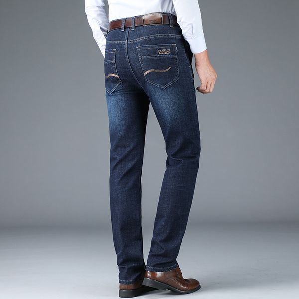 2019 men's new jeans high-end texture business health stretch comfortable youth middle-aged straight pants, Blue
2019 men's new jeans high-end texture business health stretch comfortable youth middle-aged straight pants, Blue
