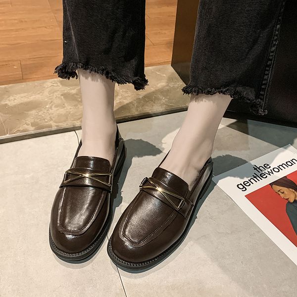 womens loafers shoes 2019 fashion women's round toe shallow mouth casual female sneakers slip-on oxfords british style flats, Black
womens loafers shoes 2019 fashion women's round toe shallow mouth casual female sneakers slip-on oxfords british style flats, Black