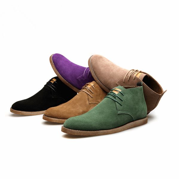 casual boots mens cow suede vintage leisure street boots lace-up casual mens city shoes assorted colors, Black
casual boots mens cow suede vintage leisure street boots lace-up casual mens city shoes assorted colors, Black