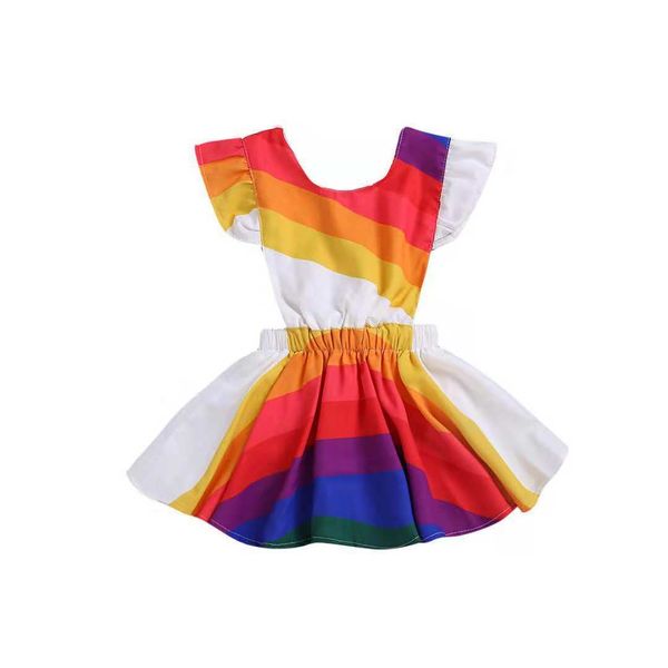wholesale rainbow dresses baby girl designer clothes 2019 designer girls summer spaghetti strap print rainbow backless princess dress, Red;yellow
wholesale rainbow dresses baby girl designer clothes 2019 designer girls summer spaghetti strap print rainbow backless princess dress, Red;yellow