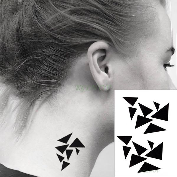 temporary tattoos waterproof tattoo sticker triangle geometric pattern black fake tatto flash tatoo hand leg arm back for kid men women
temporary tattoos waterproof tattoo sticker triangle geometric pattern black fake tatto flash tatoo hand leg arm back for kid men women