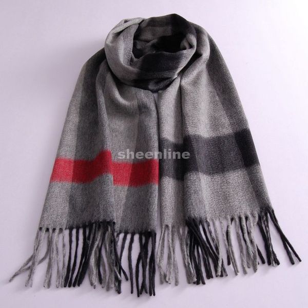 14 colors unisexual female male wool shawl classic england grid solid color long scarf light winter warm scarf wrap, Blue;gray
14 colors unisexual female male wool shawl classic england grid solid color long scarf light winter warm scarf wrap, Blue;gray