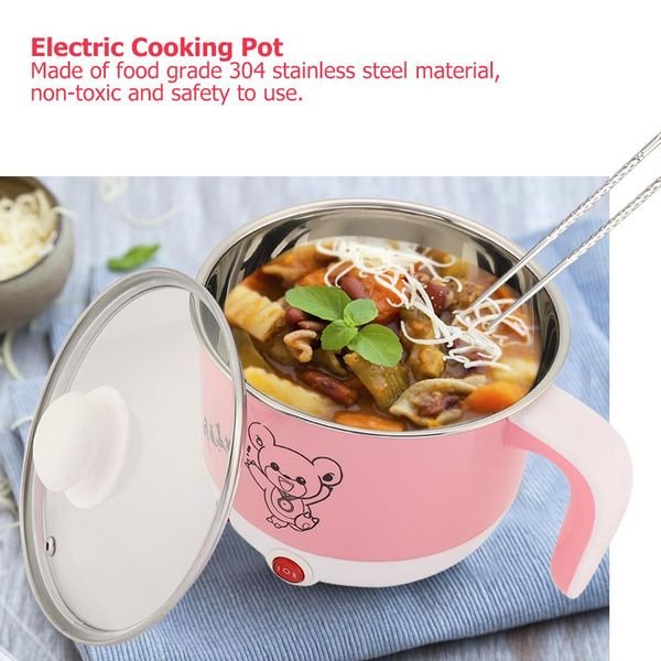 1.8l mini stainless steel electric cooking pot rapid noodles cooker 110-220v us plug
1.8l mini stainless steel electric cooking pot rapid noodles cooker 110-220v us plug