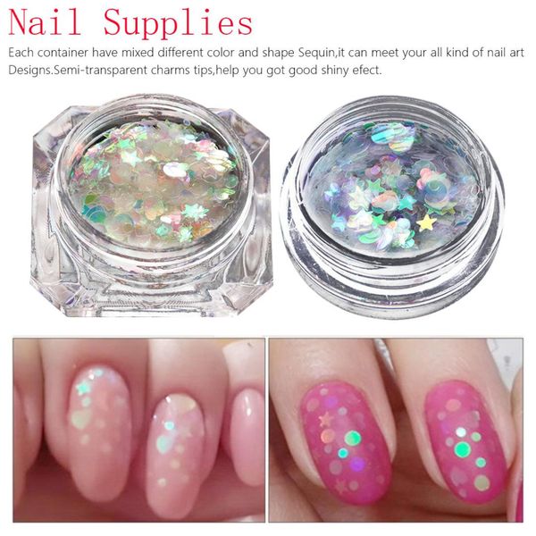 1 box nail art glitter mix star heart hexagon acrylic glitter mixes nail sequins colorful art decorations, Silver;gold
1 box nail art glitter mix star heart hexagon acrylic glitter mixes nail sequins colorful art decorations, Silver;gold