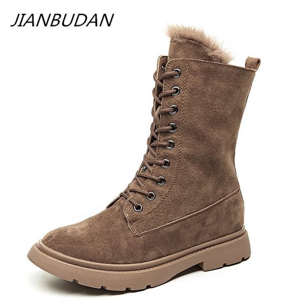 jianbudan genuine leather winter motorcycle boots plush fur warm women's snow boots mid calf new product women's shoes, Black
jianbudan genuine leather winter motorcycle boots plush fur warm women's snow boots mid calf new product women's shoes, Black
