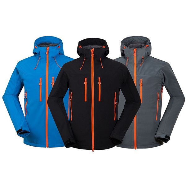 mens leisure sports hiking camping outdoor softshell jacket caot trekking hooded fleece inner climbing soft shell outwear, Blue;black
mens leisure sports hiking camping outdoor softshell jacket caot trekking hooded fleece inner climbing soft shell outwear, Blue;black