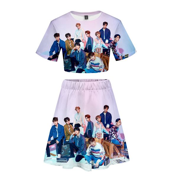 stray kids 3d printed women two pieces sets fashion kpop summer short sleeve crop +skirts casual clothes 2019, White
stray kids 3d printed women two pieces sets fashion kpop summer short sleeve crop +skirts casual clothes 2019, White
