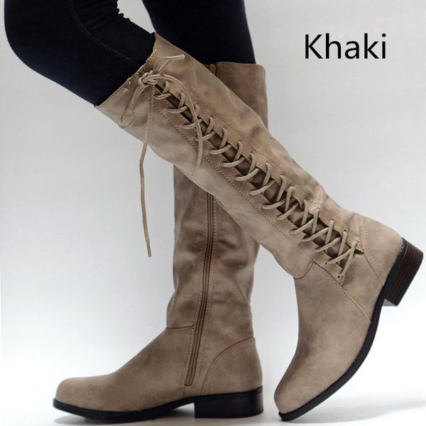 rome lace up knee-high boots female winter shoes women high boots warm women botas mujer winter plus size 43, Black
rome lace up knee-high boots female winter shoes women high boots warm women botas mujer winter plus size 43, Black