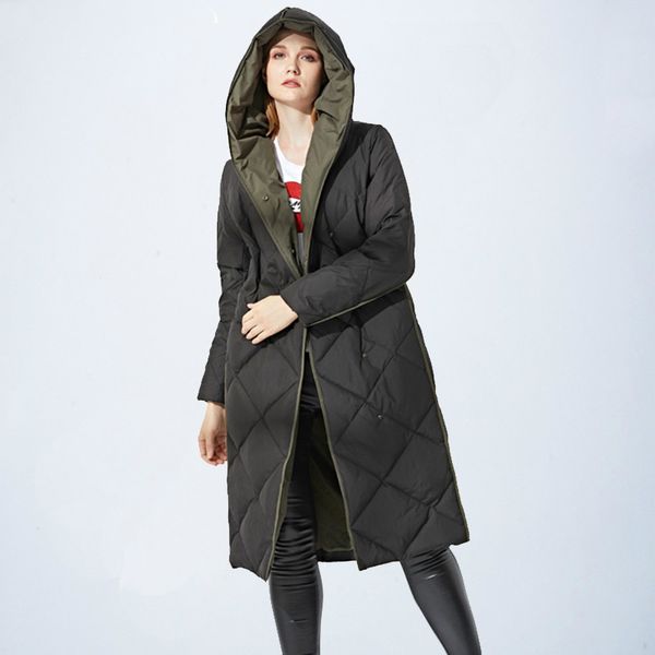 winter coat women autumn black keep warm hooded collar full sleeve loose zipper vintage winter women fashion tide down jacket 
winter coat women autumn black keep warm hooded collar full sleeve loose zipper vintage winter women fashion tide down jacket