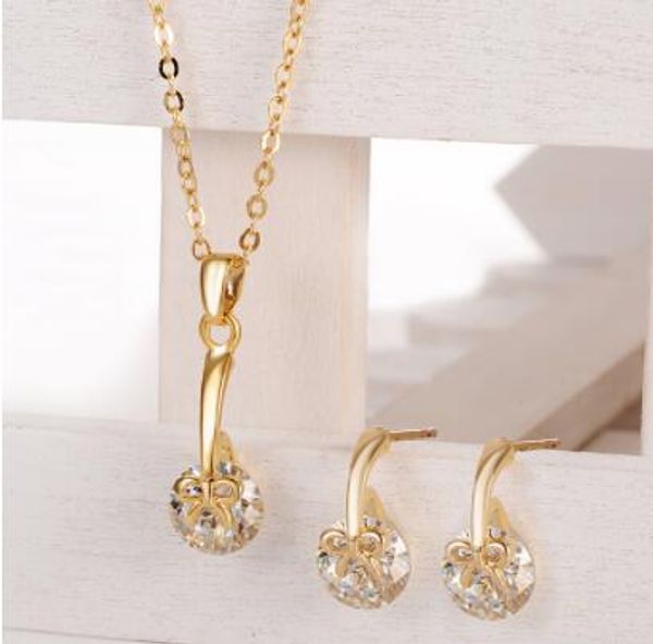 lovely bowknot round austrian crystal gold womens jewellery set for women with colored stones jewelry sets of african, Silver
lovely bowknot round austrian crystal gold womens jewellery set for women with colored stones jewelry sets of african, Silver