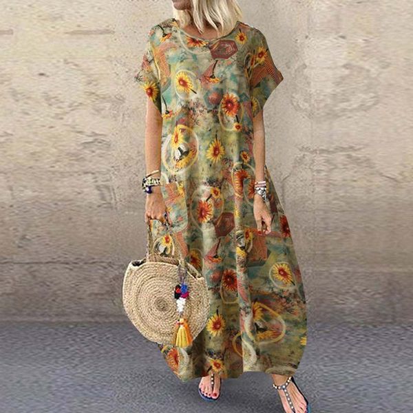 zanzea лето урожай цветочные printed sundress женщины с коротким рукавом платье повседневный bohemian хлопок белье платье кафтан плюс размер, Black;gray
zanzea лето урожай цветочные printed sundress женщины с коротким рукавом платье повседневный bohemian хлопок белье платье кафтан плюс размер, Black;gray