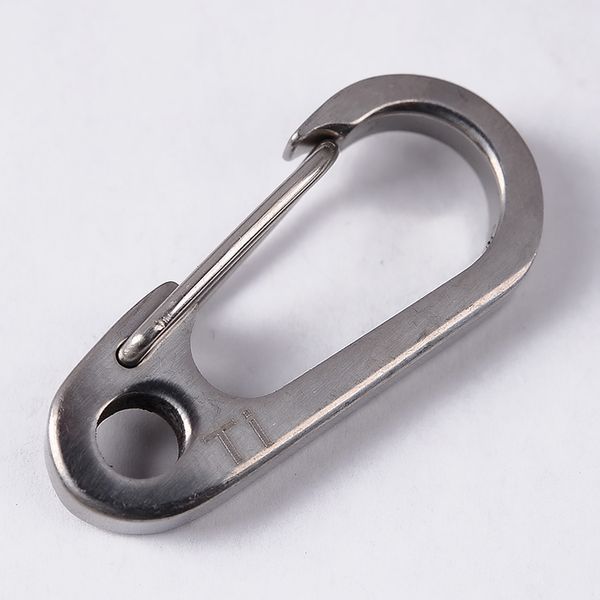 titanium alloy carabiner ring keychain clip buckle traveling backpacking fine workmanship strong hardness
titanium alloy carabiner ring keychain clip buckle traveling backpacking fine workmanship strong hardness