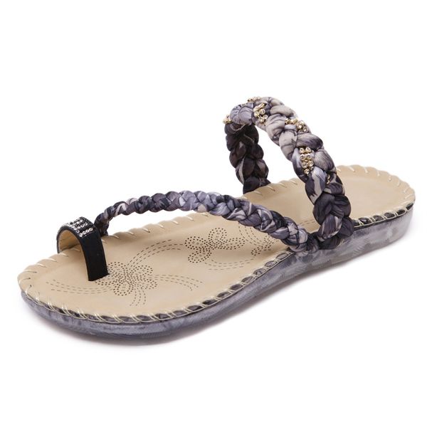 Women's Slippers Comfortable Flat Sandals 2019 Summer Shiny Rhinestone Decorative Handmade Shoes Women Slippers
Women's Slippers Comfortable Flat Sandals 2019 Summer Shiny Rhinestone Decorative Handmade Shoes Women Slippers