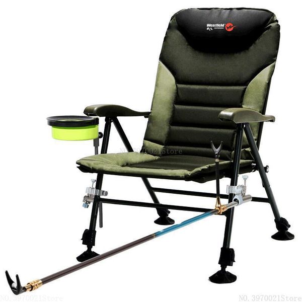 foldable fishing chair heavy camp fishing chair adjustable backrest with rod holder and bait cup multi-function household
foldable fishing chair heavy camp fishing chair adjustable backrest with rod holder and bait cup multi-function household