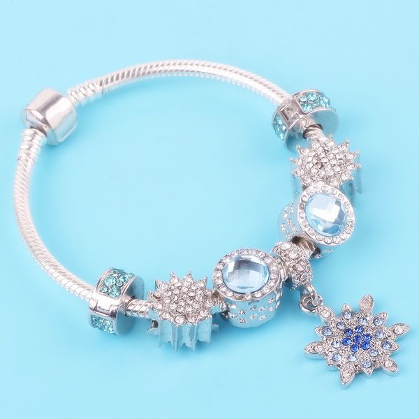 dodocharmssimple style snowflake pendant beaded series diy fit women bracelet gift charm european jewelry fashion, Golden;silver
dodocharmssimple style snowflake pendant beaded series diy fit women bracelet gift charm european jewelry fashion, Golden;silver