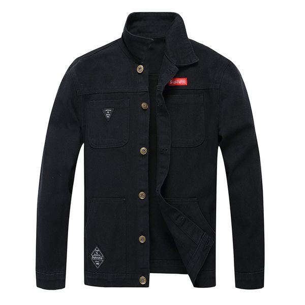 mens jackets and coats men's autumn winter casual long sleeve turn-down collar camouflage denim jacket camouflage hooded coats, Black;brown
mens jackets and coats men's autumn winter casual long sleeve turn-down collar camouflage denim jacket camouflage hooded coats, Black;brown