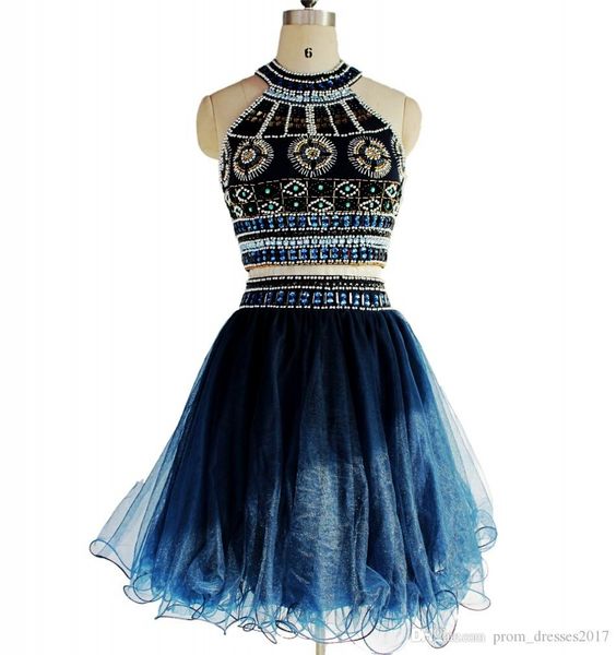 2020 navy short prom dresses two pieces dresses beaded graduation party dresses custom made homecoming gowns, Blue;pink
2020 navy short prom dresses two pieces dresses beaded graduation party dresses custom made homecoming gowns, Blue;pink