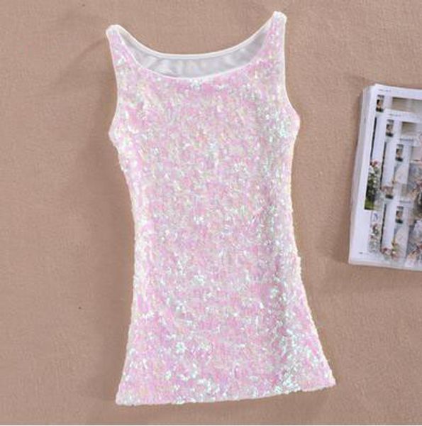 new spring and summer sequins, small suspender waistcoat, bottom-down sleeveless inner suspender, bottom-down shirt, trendy girl, Black;white
new spring and summer sequins, small suspender waistcoat, bottom-down sleeveless inner suspender, bottom-down shirt, trendy girl, Black;white