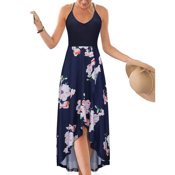 spaghetti strap dress women boho beach print maxi dress sleeveless summer party vacation asymmetrical dress, Black;gray
spaghetti strap dress women boho beach print maxi dress sleeveless summer party vacation asymmetrical dress, Black;gray