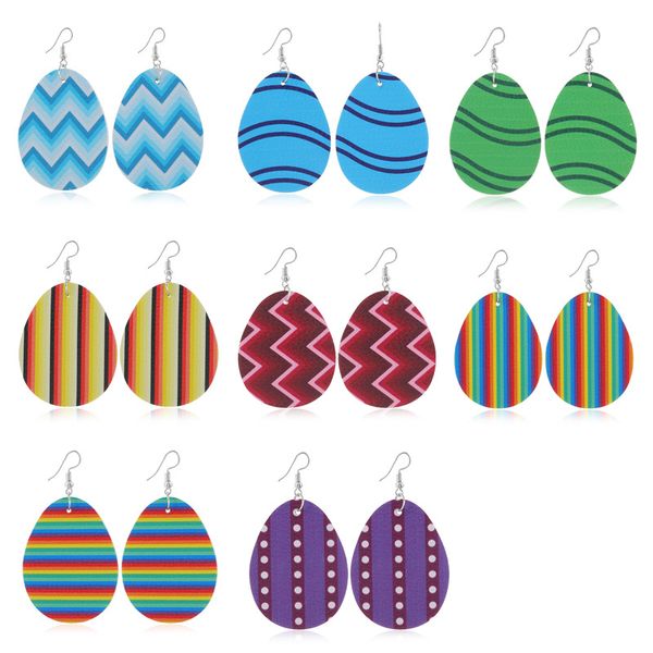 easter double sided pu leather earrings dangle print stripe wave pattern waterdrop earrings charm pendant ear hook eardrop for women jewelry, Golden;silver
easter double sided pu leather earrings dangle print stripe wave pattern waterdrop earrings charm pendant ear hook eardrop for women jewelry, Golden;silver