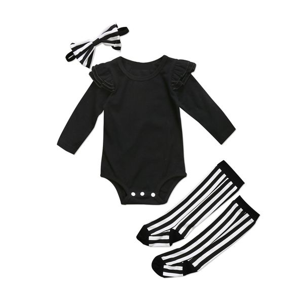 pudcoco 2018 newborn baby girls black flying sleeve bodysuit + leggings socks headband outfits set 2018 clothes, White
pudcoco 2018 newborn baby girls black flying sleeve bodysuit + leggings socks headband outfits set 2018 clothes, White