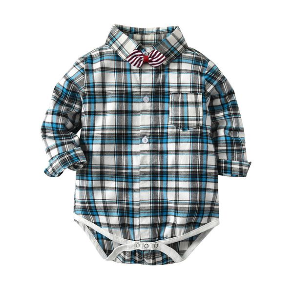 newborn infant baby boys plaid bodysuit jumpsuit long sleeve playsuit autumn outfits, Blue
newborn infant baby boys plaid bodysuit jumpsuit long sleeve playsuit autumn outfits, Blue