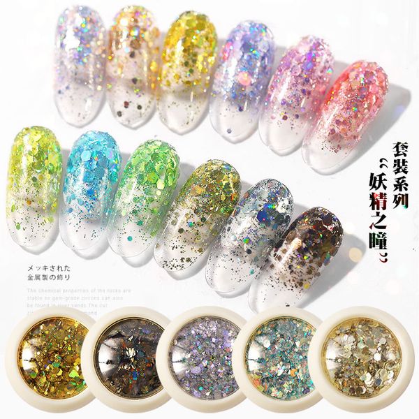 6pcs rosalind nail mirror flakes powder polishing effect nail art acrylic powder chrome pigment sequins holographic glitter powder, Silver;gold
6pcs rosalind nail mirror flakes powder polishing effect nail art acrylic powder chrome pigment sequins holographic glitter powder, Silver;gold