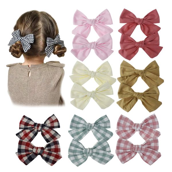 Ruoshui Kids Hair Bow Hairpins Bowknot Girls Cute Hair Accessories Solid Hair Clips Plaid Barrettes Hairgrip Headwear Ornaments
Ruoshui Kids Hair Bow Hairpins Bowknot Girls Cute Hair Accessories Solid Hair Clips Plaid Barrettes Hairgrip Headwear Ornaments