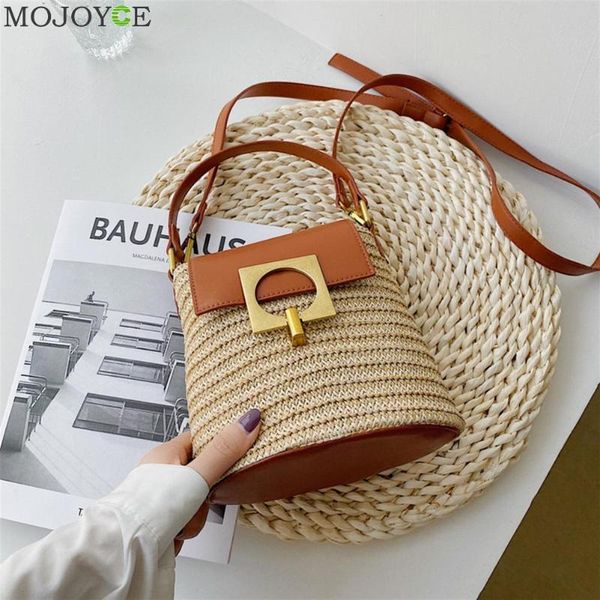 pu leather straw splicing simple shoulder messenger purse fashion women small handbags women bucket bags casual
pu leather straw splicing simple shoulder messenger purse fashion women small handbags women bucket bags casual