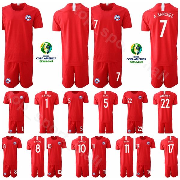 Chile 17 Gary Medel Jersey Set 2019 Copa America Soccer 20 Charles Aranguiz 13 Erick Pulgar Football Shirt Kits Uniform Custom Name Number
Chile 17 Gary Medel Jersey Set 2019 Copa America Soccer 20 Charles Aranguiz 13 Erick Pulgar Football Shirt Kits Uniform Custom Name Number