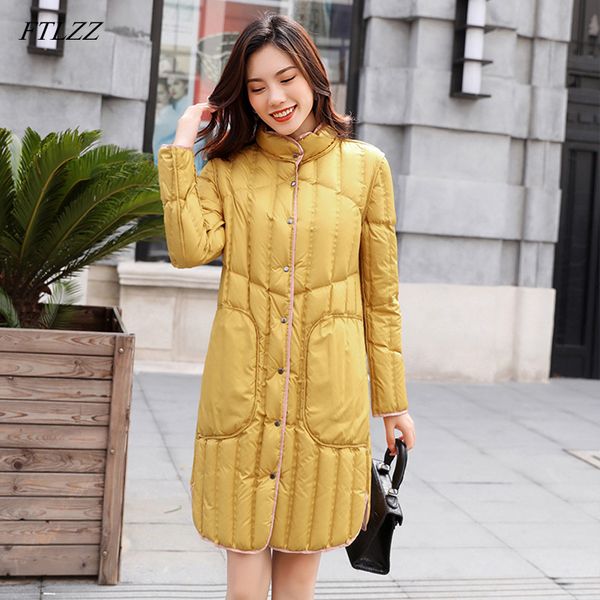 ftlzz women duck down jacket winter double sided parkas warm snow outwear winter medium long casual coat, Black
ftlzz women duck down jacket winter double sided parkas warm snow outwear winter medium long casual coat, Black