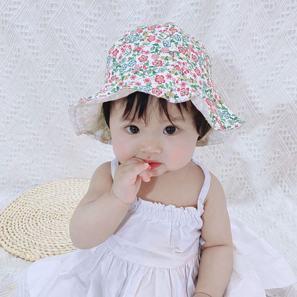 baby floral sun hat cotton kids hats summer beach hat girls baby princess wearable both sides basin, Yellow
baby floral sun hat cotton kids hats summer beach hat girls baby princess wearable both sides basin, Yellow