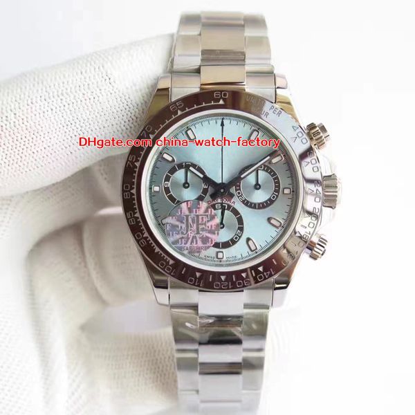 

6 Color Best Quality Top Maker Swiss CAL.4130 Movement 40mm Cosmograph 116506 116520 116509 116500 Chronograph Working Mens Watch Watches