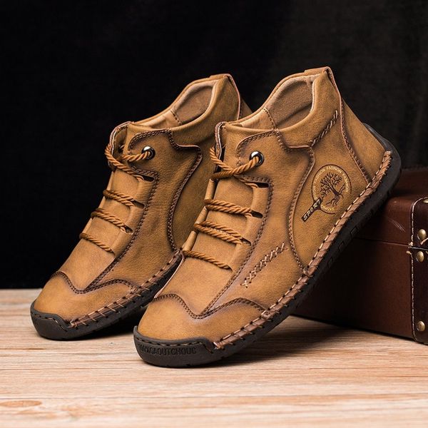 genuine leather casual shoes men boots handmade platform snow boots outdoor autumn and winter shoes men plus size 13, Black
genuine leather casual shoes men boots handmade platform snow boots outdoor autumn and winter shoes men plus size 13, Black