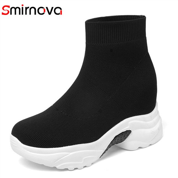 smirnova new arrival 2020 winter boots for ladies round toe slip on shoes knitting boots fashion women's ankle, Black
smirnova new arrival 2020 winter boots for ladies round toe slip on shoes knitting boots fashion women's ankle, Black