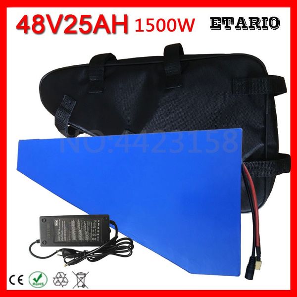 O impo to da alfândega 1500 w 48 v 25ah triângulo bateria de lÃtio bicicleta elétrica da bateria com o aco de pvc ca o 40a bm 54 6 v 2
O impo to da alfândega 1500 w 48 v 25ah triângulo bateria de lÃtio bicicleta elétrica da bateria com o aco de pvc ca o 40a bm 54 6 v 2
