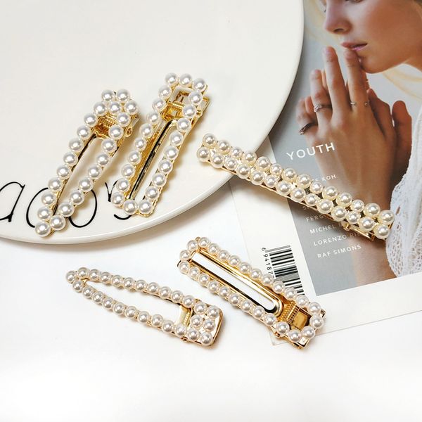 fashion korean pearl rectangle triangle geometry hairpin hair clip for women sweet engagement wedding hair accessories gift, Golden;white
fashion korean pearl rectangle triangle geometry hairpin hair clip for women sweet engagement wedding hair accessories gift, Golden;white