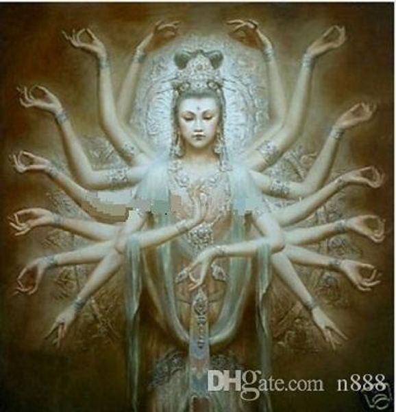 handcraft modern home wall decor art oil painting on canvas dunhuang kwan-yin thousand-hand godness multi sizes can be customized 200311
handcraft modern home wall decor art oil painting on canvas dunhuang kwan-yin thousand-hand godness multi sizes can be customized 200311
