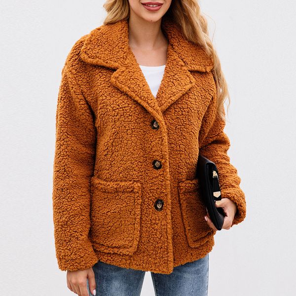 women coats pockets button flannel long sleeve sweatshirt pullover coat outwear winter female coats female casual overcoat 2019, Black
women coats pockets button flannel long sleeve sweatshirt pullover coat outwear winter female coats female casual overcoat 2019, Black