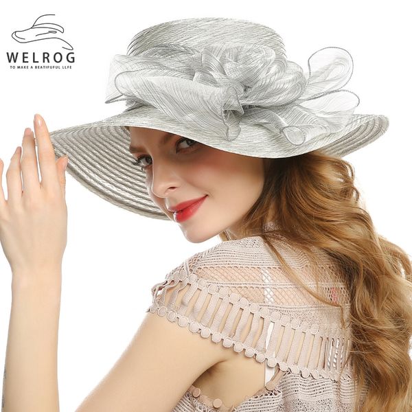 welrog foldable sun ultraviolet hat elegant wide brim sombrero summer ladies fashion women bow flower caps women's beach hats, Blue;gray
welrog foldable sun ultraviolet hat elegant wide brim sombrero summer ladies fashion women bow flower caps women's beach hats, Blue;gray