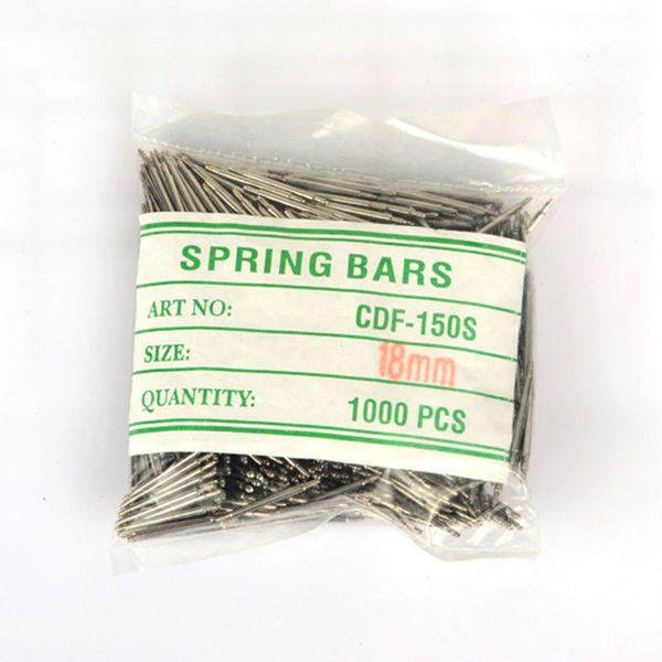 1000pc/bag 18mm stainess steel watches for parts spring bars watches accessories for spring bars
1000pc/bag 18mm stainess steel watches for parts spring bars watches accessories for spring bars