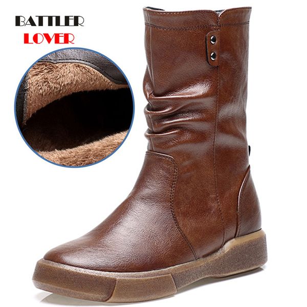 women boots zipper shoes woman 2019 winter autumn genuine leather boots fleece warm shoes botas riding equestrian, Black
women boots zipper shoes woman 2019 winter autumn genuine leather boots fleece warm shoes botas riding equestrian, Black