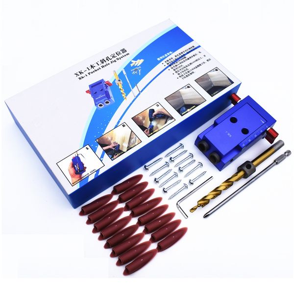 joinery pocket hole jig system kit woodworking oblique hole punch locator with 9.5mm step drilling bit screwdriver wrench
joinery pocket hole jig system kit woodworking oblique hole punch locator with 9.5mm step drilling bit screwdriver wrench