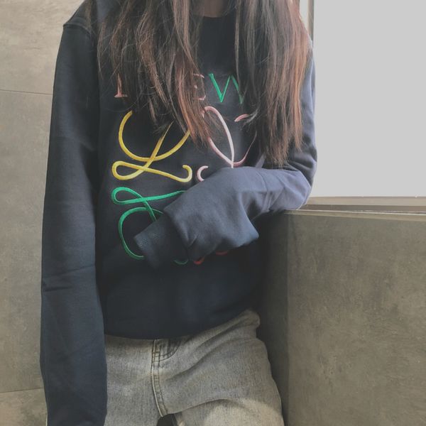 женщины o-образным вырезом толстовка письмо вышивки длинным рукавом повседневная спортивная осень зима, Black
женщины o-образным вырезом толстовка письмо вышивки длинным рукавом повседневная спортивная осень зима, Black