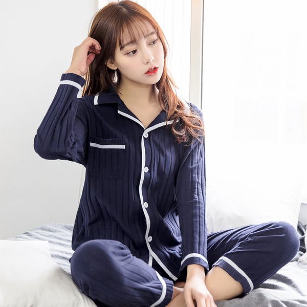 2019 женская мода пижамы набор весна осень ночнушка теплый чистый хлопок свободные рубашки + брюки пижамы пижамы костюм пижамы пижамы, Blue;gray
2019 женская мода пижамы набор весна осень ночнушка теплый чистый хлопок свободные рубашки + брюки пижамы пижамы костюм пижамы пижамы, Blue;gray