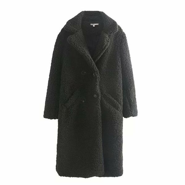 fandy lokar solid fleece wool coats women fashion double breasted jackets women elegant thick long coats female ladies jg, Black
fandy lokar solid fleece wool coats women fashion double breasted jackets women elegant thick long coats female ladies jg, Black