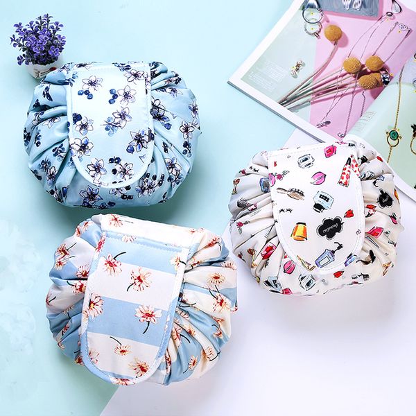 women drawstring travel cosmetic bag makeup bag organizer make cosmetic case storage pouch toiletry beauty kit box 
women drawstring travel cosmetic bag makeup bag organizer make cosmetic case storage pouch toiletry beauty kit box